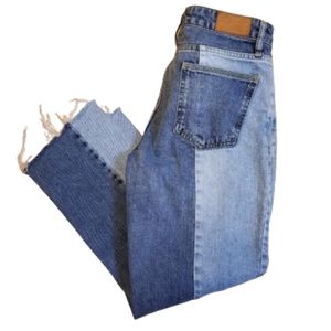BDG urban outfitters size 28 two toned raw hem jeans